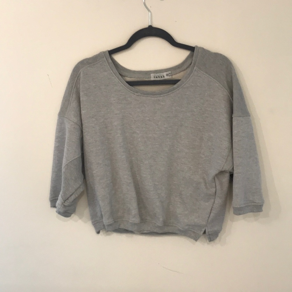 Grey Sweater Top